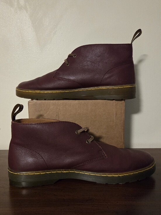 Dr. Martens Cabrillo Burgundy Leather Chukka Boots Men\'s 13 Pre Owned main image 10